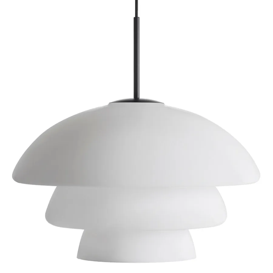 HADELAND GLASSVERK Taklamper|Arkivlamper-TAKLAMPE 4006 MATT HVIT