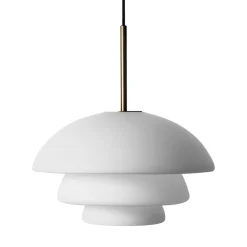 HADELAND GLASSVERK Taklamper|Arkivlamper-TAKLAMPE 4006 MATT HVIT