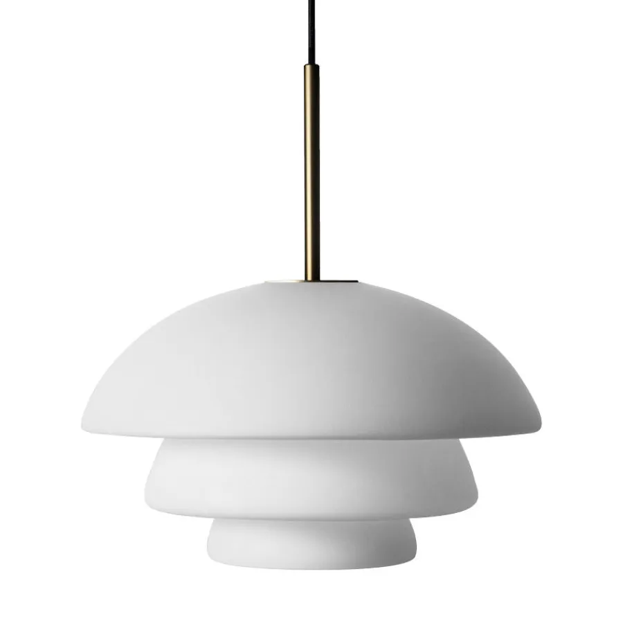 HADELAND GLASSVERK Taklamper|Arkivlamper-TAKLAMPE 4006 MATT HVIT