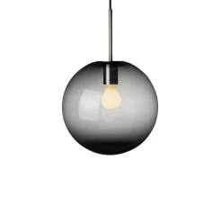HADELAND GLASSVERK Taklamper|Arkivlamper-TAKLAMPE 4014 RØKGRÅ