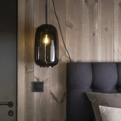 HADELAND GLASSVERK AS Taklamper|Arkivlamper-Taklampe 4178 Røkgrå