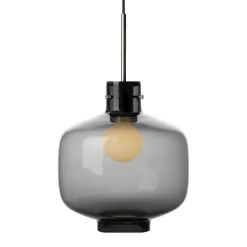 HADELAND GLASSVERK AS Taklamper|Arkivlamper-Taklampe 4180 Røkgrå