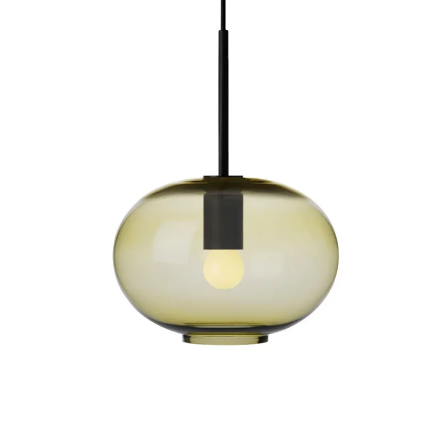 HADELAND GLASSVERK AS Taklamper|Arkivlamper-Taklampe 4169 Small Oliven