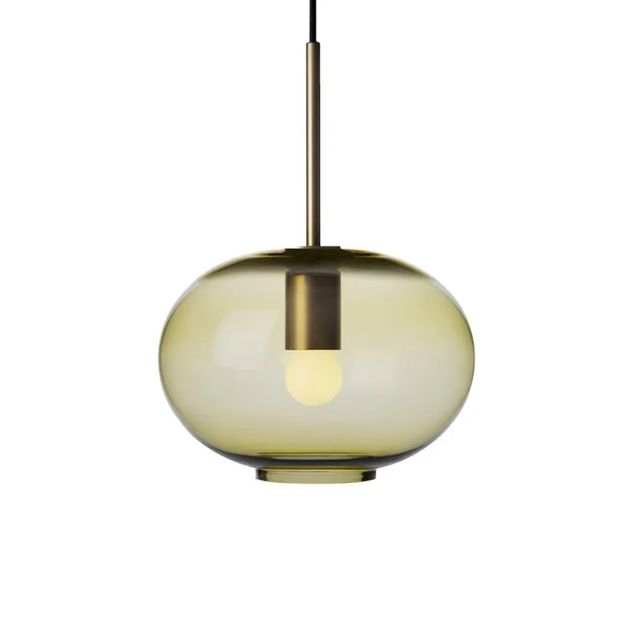 HADELAND GLASSVERK AS Taklamper|Arkivlamper-Taklampe 4169 Small Oliven