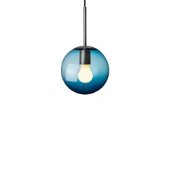HADELAND GLASSVERK Taklamper|Arkivlamper-TAKLAMPE 4014 STÅLBLÅ