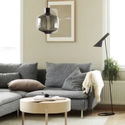 HADELAND GLASSVERK AS Taklamper|Arkivlamper-Taklampe 4180 Stålblå