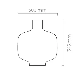 HADELAND GLASSVERK AS Taklamper|Arkivlamper-Taklampe 4180 Stålblå