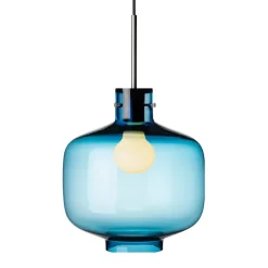 HADELAND GLASSVERK AS Taklamper|Arkivlamper-Taklampe 4180 Stålblå