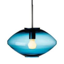 HADELAND GLASSVERK AS Taklamper|Arkivlamper-Taklampe 4280 Stålblå