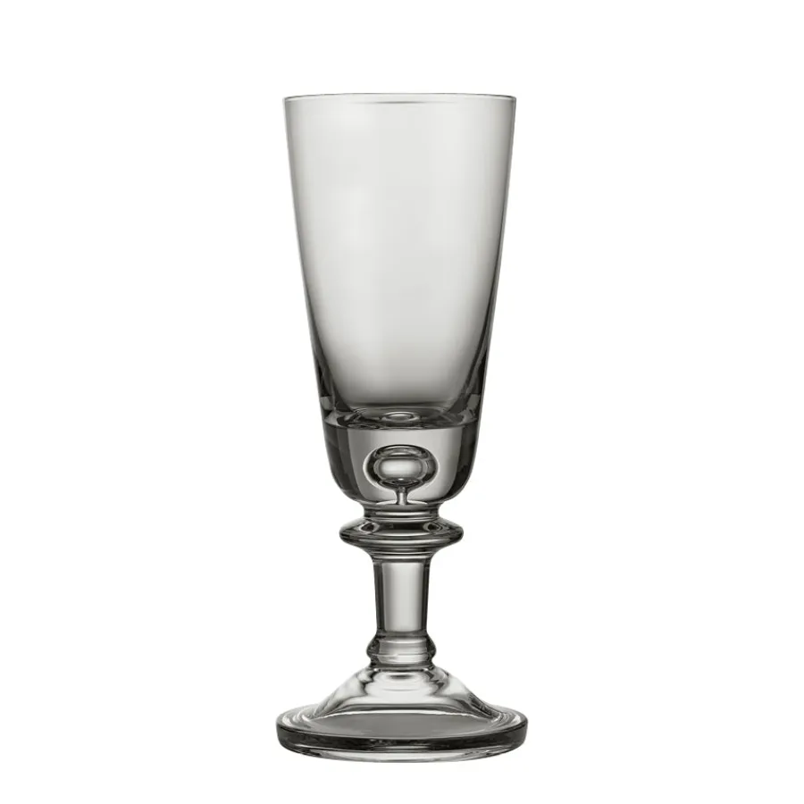HADELAND GLASSVERK AS Vinglass|Champagneglass-TANGEN CHAMPAGNE- OG HVITVINSGLASS GRÅ 20 CL Sotet glass