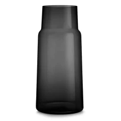 HADELAND GLASSVERK AS Vaser-TINDRE VASE RØKGRÅ 40 CM Røkgrå
