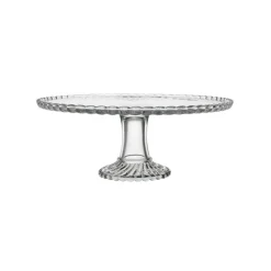 HADELAND GLASSVERK AS Fat Og Serveringsfat-TURBIN KAKEFAT PÅ FOT 32 CM Klar