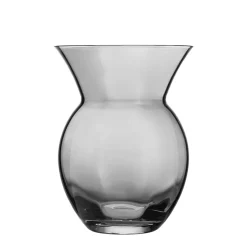 HADELAND GLASSVERK AS Vaser-VASE DAISY OPTIKK RØKGRÅ 21 CM Røkgrå