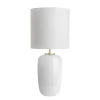 HADELAND GLASSVERK Bordlamper|Bordlamper-VEGA BORDLAMPE HVIT FOT