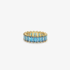 HADELAND GLASSVERK Ringer|Ringer-VERA RING BLÅ