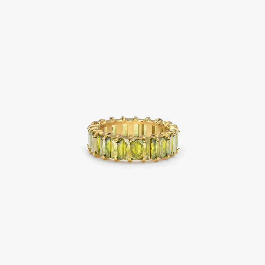 HADELAND GLASSVERK Ringer|Ringer-VERA RING GRØNN