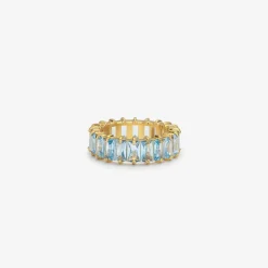 HADELAND GLASSVERK Ringer|Ringer-VERA RING ISBLÅ