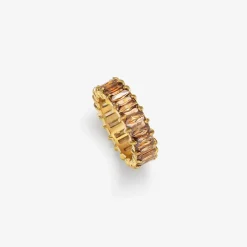 HADELAND GLASSVERK Ringer|Ringer-VERA RING LYS KAKAO
