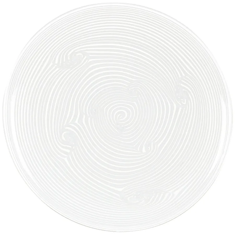 HADELAND GLASSVERK Dekorfat Og -Boller|Fat Og Serveringsfat-VIRVEL FAT 42 CM