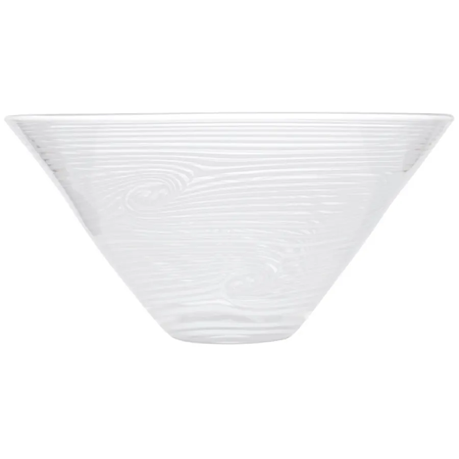 HADELAND GLASSVERK Dekorfat Og -Boller|Kunstglass-VIRVEL SKÅL 45 CM